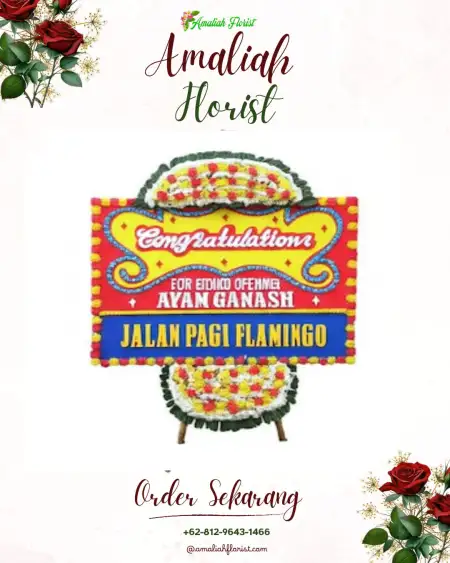 Sewa Papan Bunga Bagan Pete